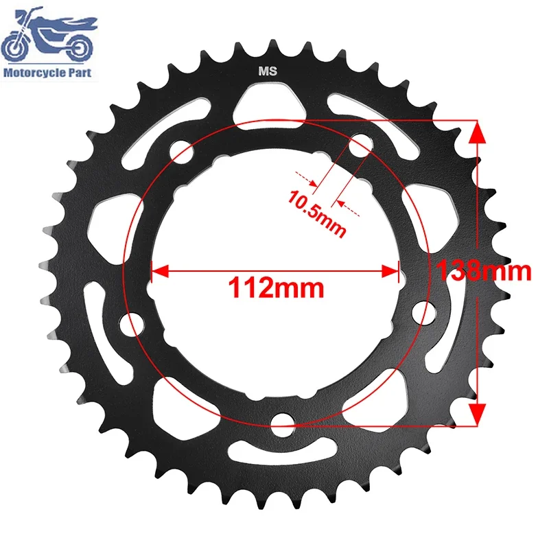 Задняя звездочка 41T 45T 47T из карбюрированной стали для YAMAHA YZF-R1 YZF R1 15-22 900 Nikken MT-09 MT09