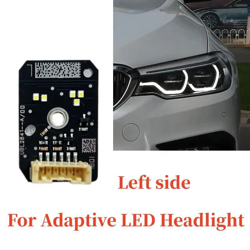 

НОВАЯ 6-контактная светодиодная плата DRL для BMW 5 серии 2017-2020 G30 G31 G32 GT F90 M5 540i 520i Адаптивный светодиодный модуль фар DRL 63117214939