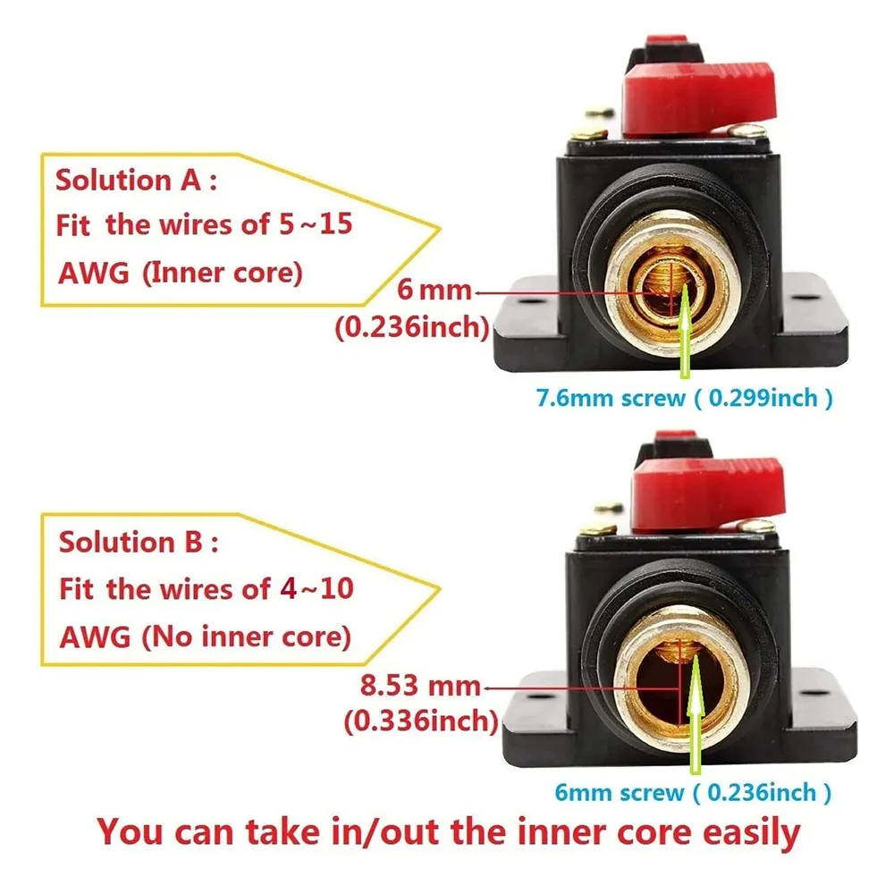 Автоматический выключатель ECGSOLAX 12 В/24 В постоянного тока 20A 30A 40A 50A 60A 80A 100A