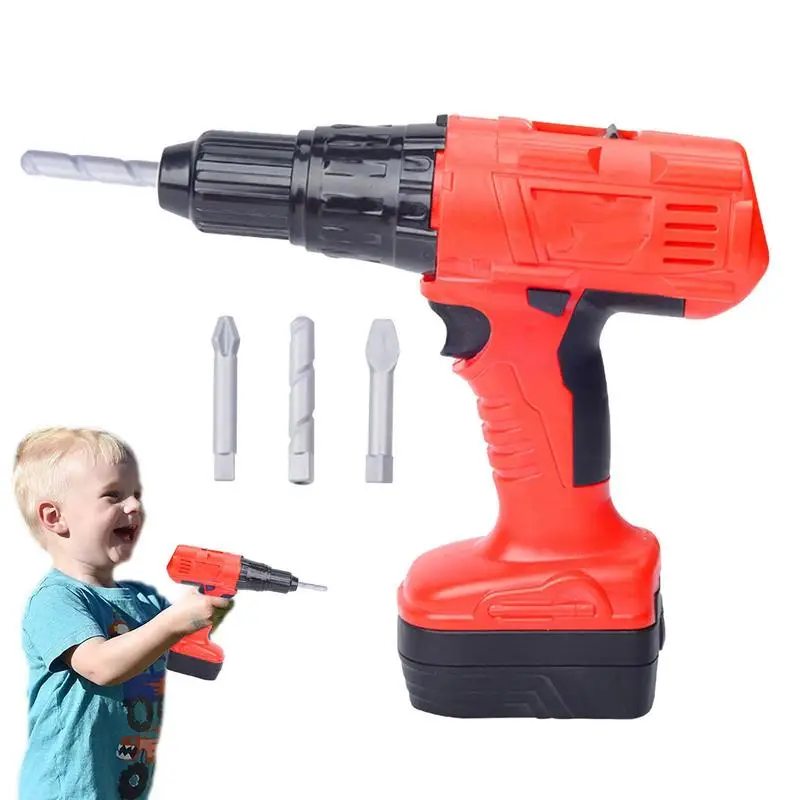 

Electric Drill Toy Pretend Play Drill Toy For Kids Pretend Play Drills With Sound And Motion Outdoor Preschool Gardening Lawn To