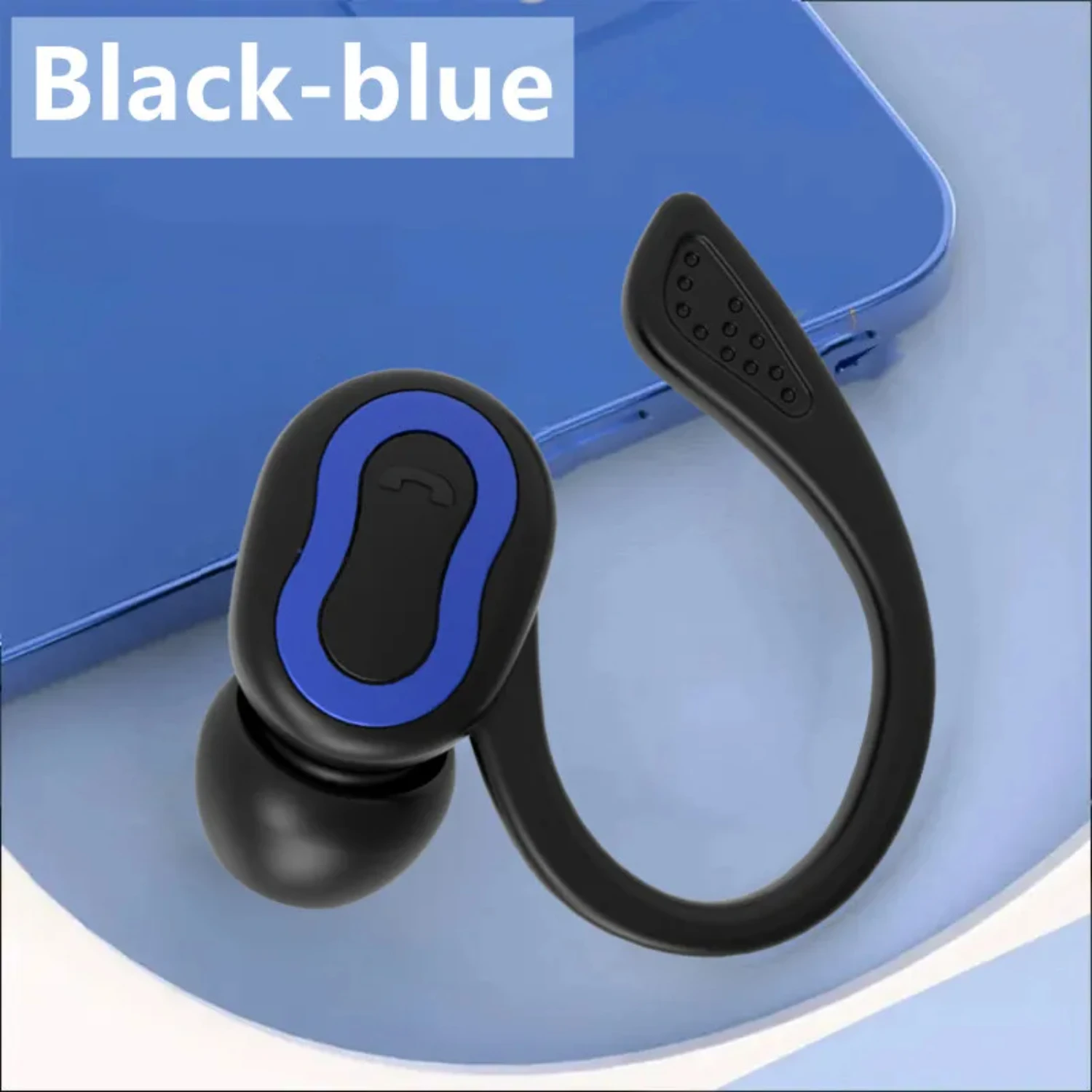 Беспроводная Bluetooth-гарнитура D9 с ушным крючком для занятий спортом и бизнеса