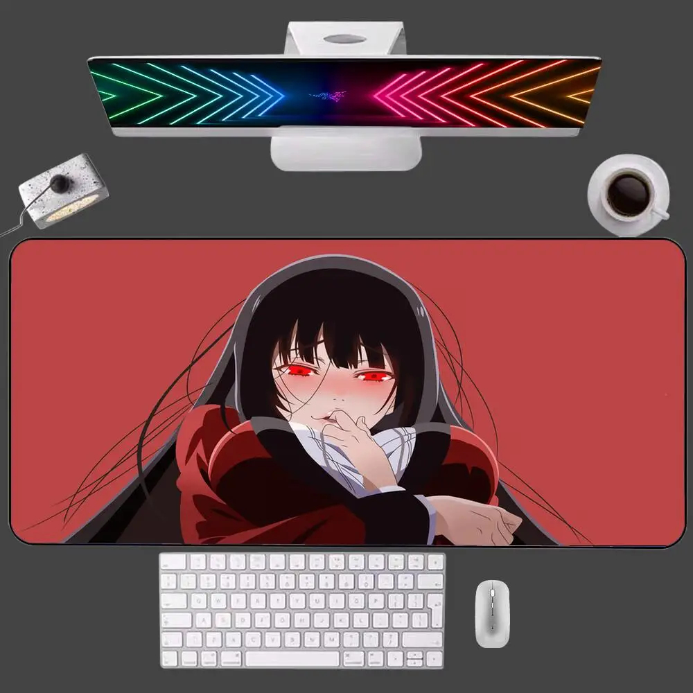 Anime Kakegurui Gaming Accessories Mouse Pad Notbook Gamer Large Keyboard Rubber Computer Carpet Desk Mat Gamer Offices Mousepad