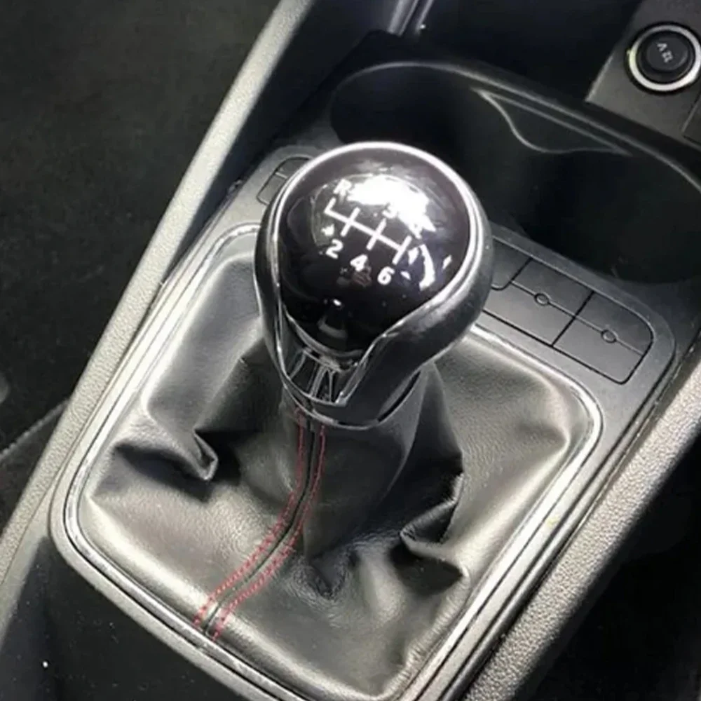 Ручная автомобильная ручка переключения передач кожаная для SEAT IBIZA IV (6j) 2009 2010 2011