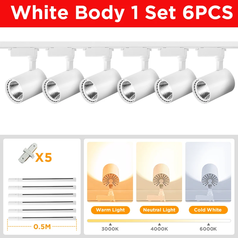 

Потолочный светодиодный трековый светильник CHENBEN