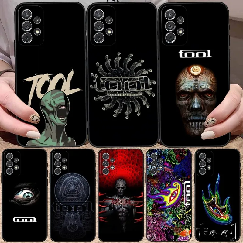 Tool Band Rock Music Phone Case For Samsung Galaxy S22 S10 S20 S30 S7 S21 S8 S9 S6 Pro Plus Edge Ultra Fe Design Back Cover