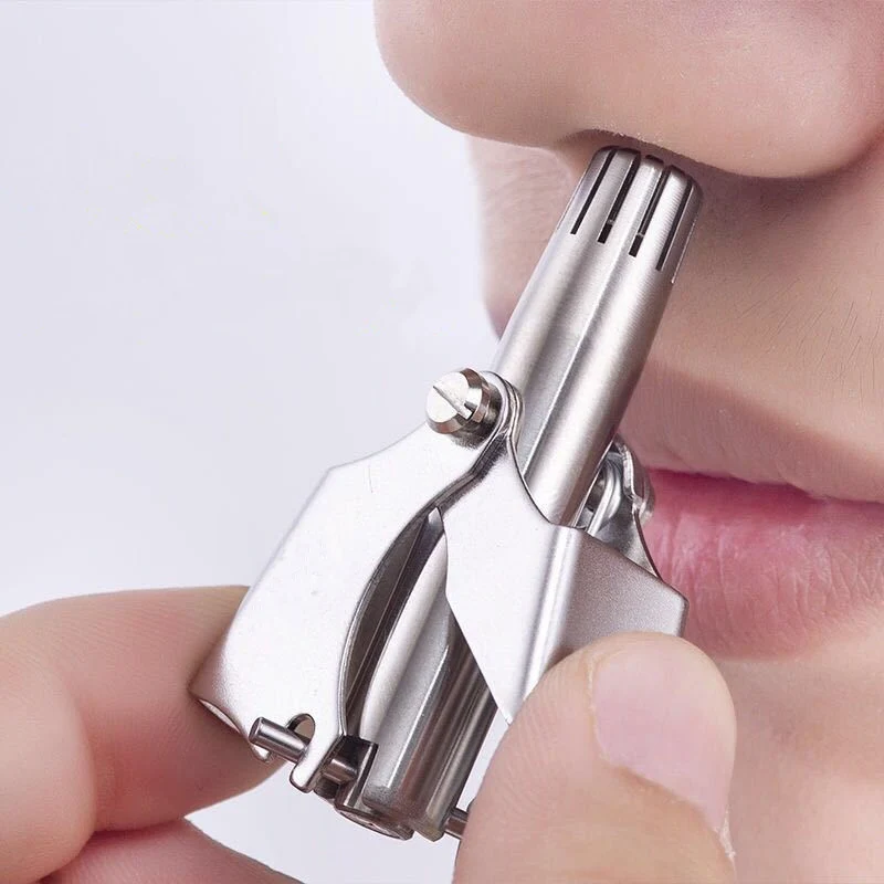 

Nose Trimmer for Men Stainless Steel Manual Washable Nose Trimmer for Nose