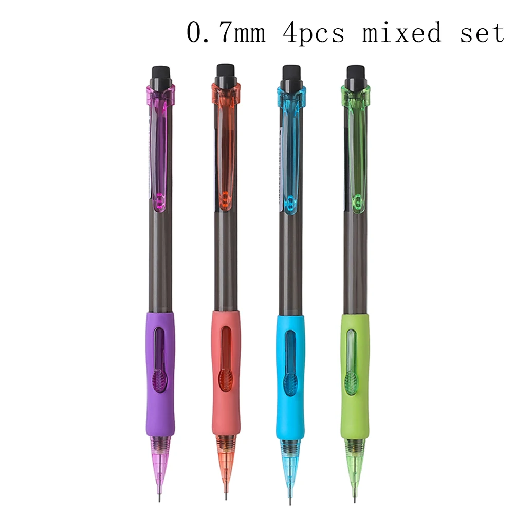 

Механические карандаши MROOFUL 0,5/0,7/0,9 мм, набор из 4 штук