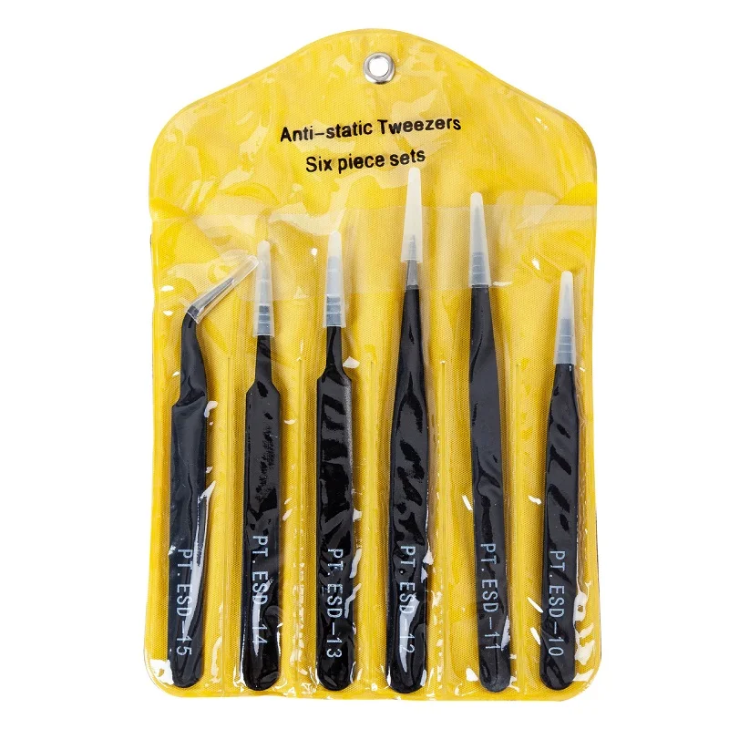 

Прецизионные пинцеты из нержавеющей стали, многофункциональные антистатические инструменты для промышленного ремонта, пайка электроники, ювелирные изделия