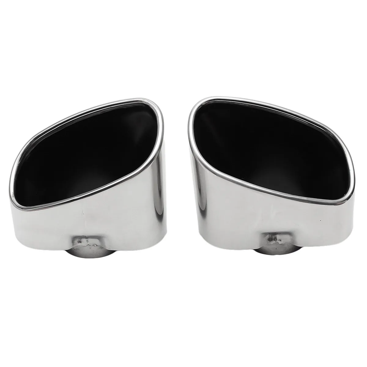 

For BMW X5 E70 2008 2009 2010 2011 2012 2013 Pair Chrome Exhaust Dual Tail Pipe Muffler Tip Stainless Steelauto accessories