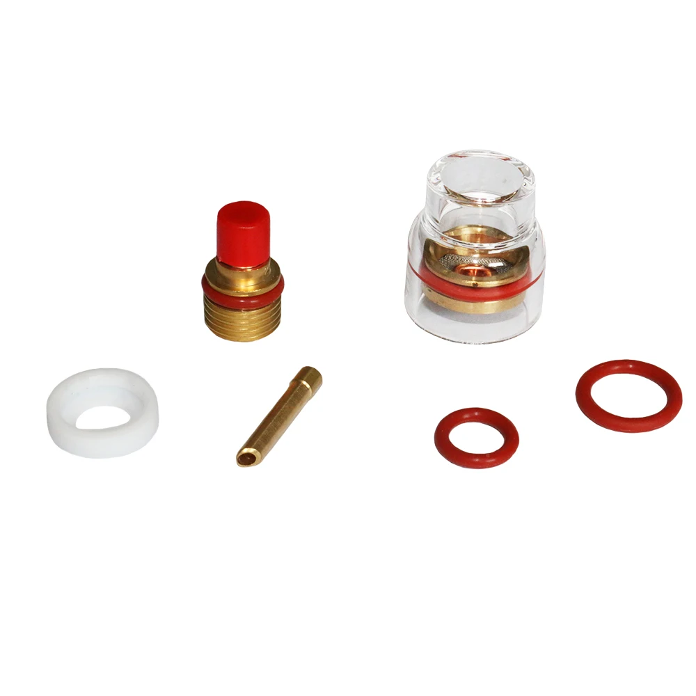 

Tig Clear Glass Cup Gas Lens Kit with adapter WP 9/20