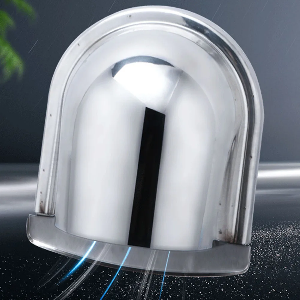 

Stainless Steel Vent U-shaped Range Hood Exhaust Outlet For Bathroome Range Hoods Air Conditioner Kitchen Fans Vent