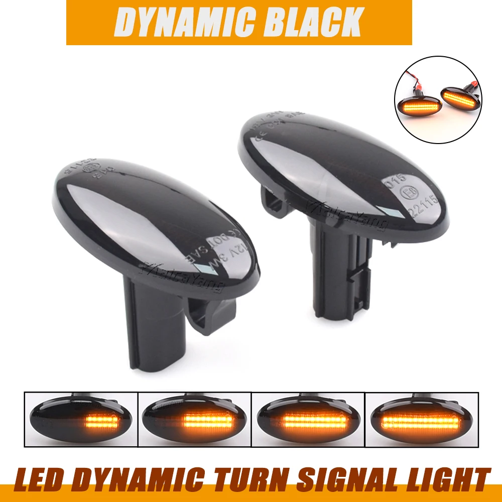 

2 шт. динамический светодиодный указатель поворота, боковой габаритный поворотник для Subaru Impreza/WRX 2006-2016 XV/Crosstrek Forester, автомобильные аксессуары