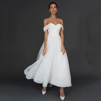 sexy sweetheart neck a line wedding dress elegant cap sleeve sleeveless bridal gown backless zippermade robe de mariee customize