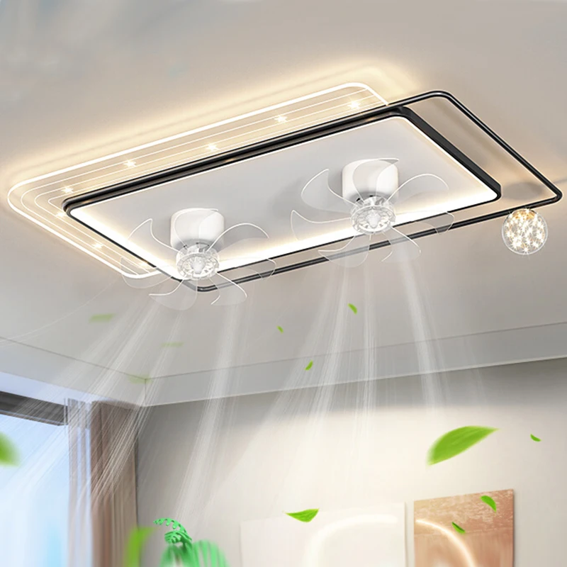 

Декор для гостиной, спальни, светодиодные потолочные вентиляторы светильник дистанционным управлением