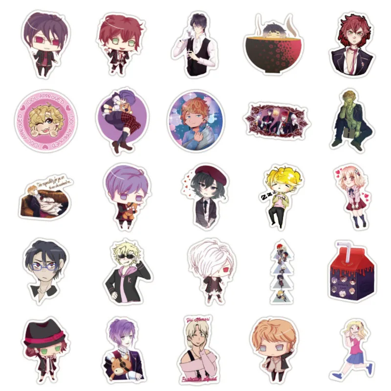 10/30/50 шт. классические наклейки с граффити для любителей дьявола оконная стена