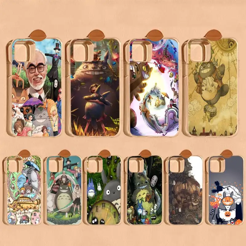 

Anime totoro Phone Case for iPhone 11 12 13 Mini Pro Max 8 7 6 6S Plus X 5 SE 2020 XR XS Case shell