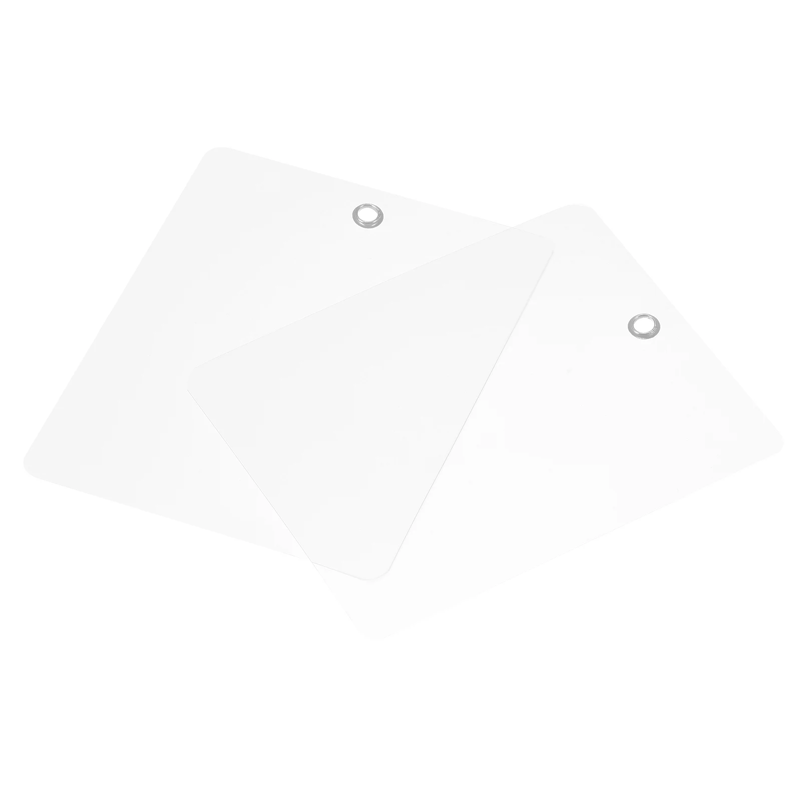 

Uxcell Waterproof Wires Plastic Shipping Tags,3.9x4.68 inch Frosted Clear 50pcs