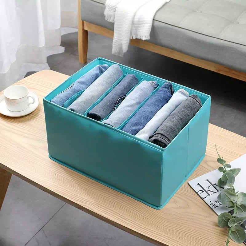 

2022NEW Foldable Underwear Clothes Storage Organizer Pants Trousers Underwear Storage Box Socks Bra and Panties for Drawer