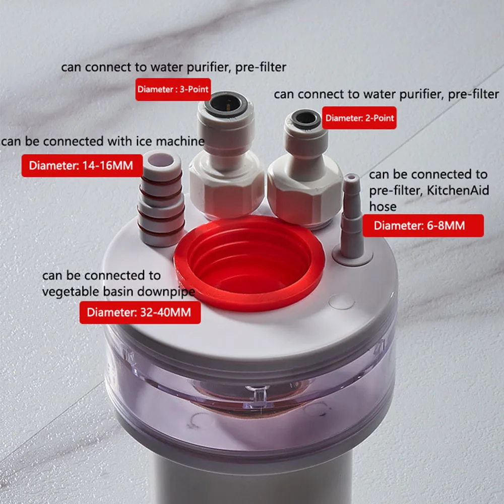 50/75 мм многофункциональная водосточная труба для кухонной раковины 6 в 1
