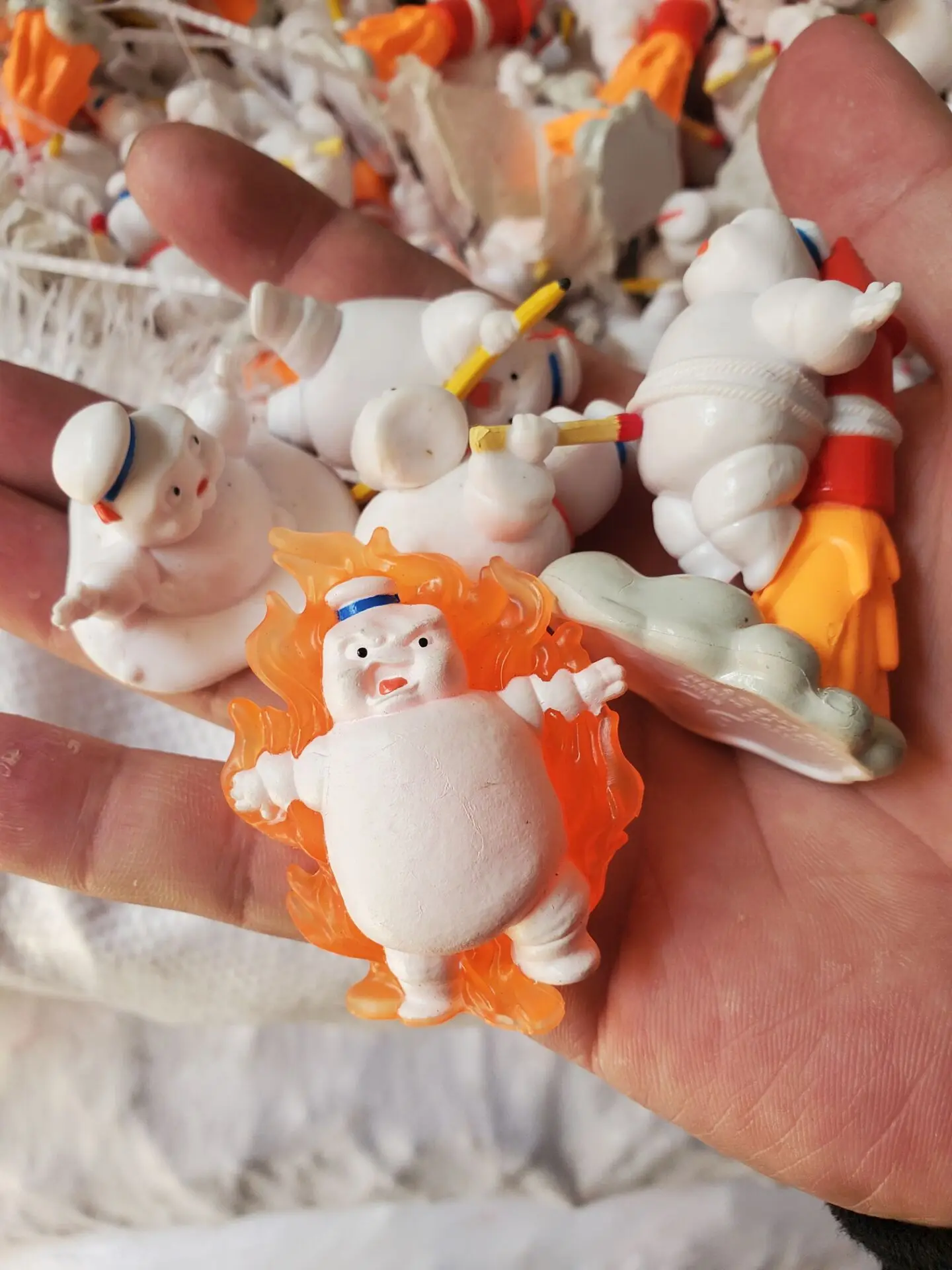 

Милые винтажные Мини-фигурки героев мультфильма Ghostbustersss 3 Stay Puft Marshmallow