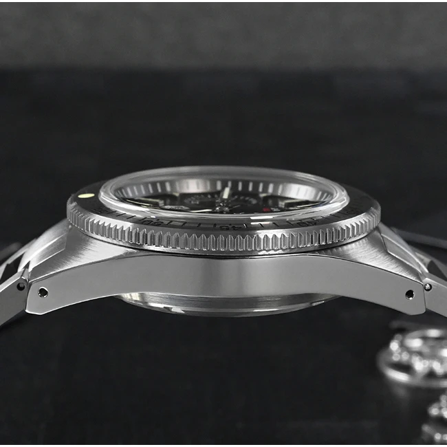 Часы-хронограф San Martin Мужские механические водонепроницаемые 100 м