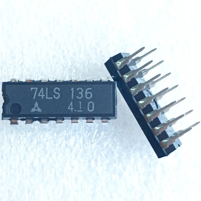 

5PCS/ imported brand new original 74LS136 straight plug SN74LS136N
