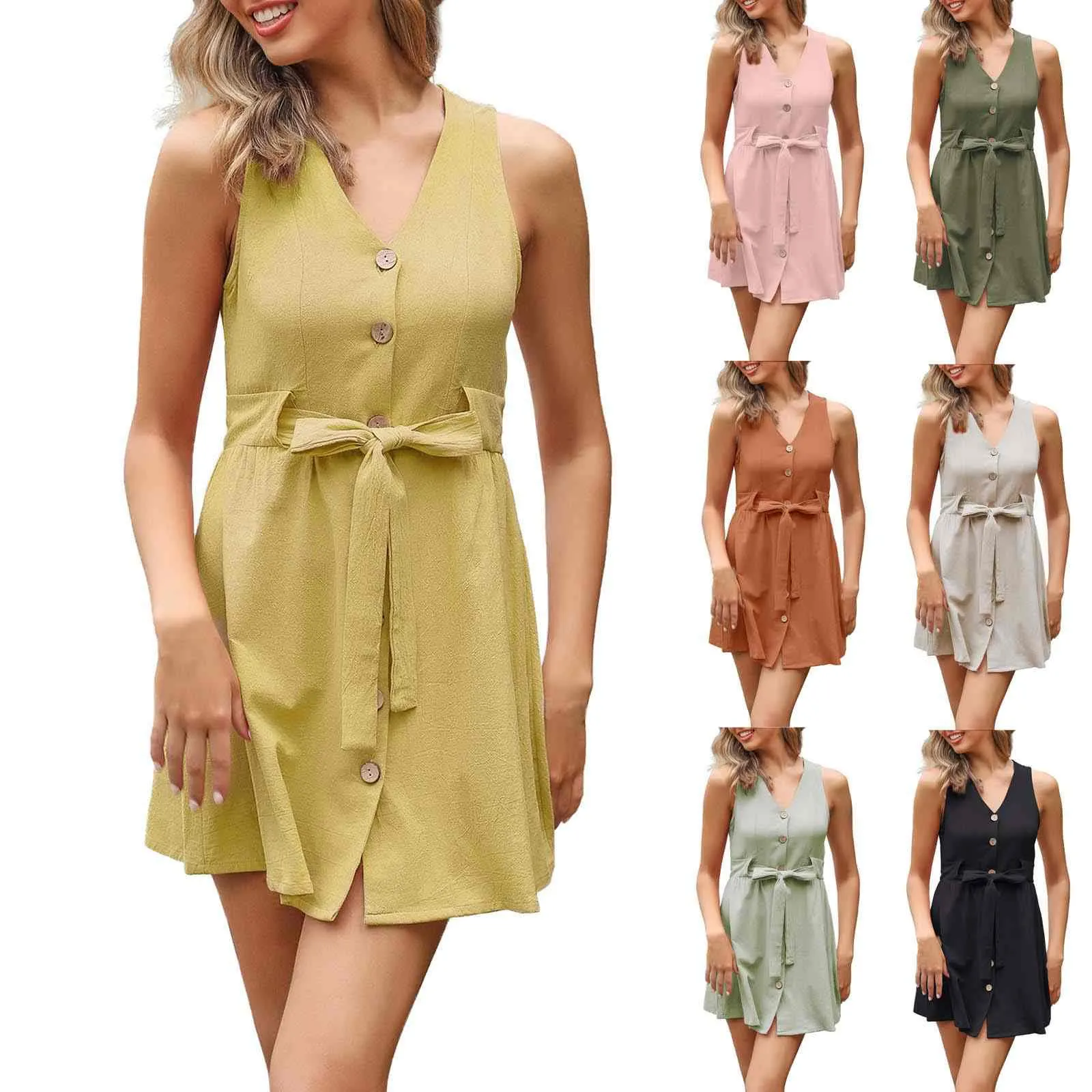 

Женское модное платье, летнее пикантное однотонное праздничное модное дизайнерское повседневное простое платье с V-образным вырезом, костюм для лета, платья