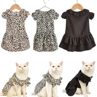 cat dog summer dresses pet comfortable cute adornment breathable lightweight dress clothes supplies dropship