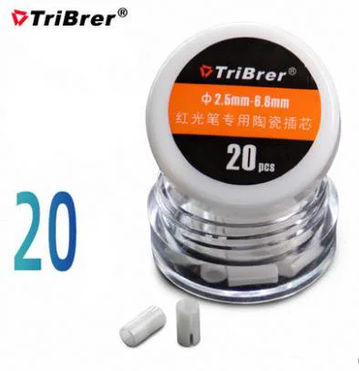 Tribrer Optical Fiber Light Pen Tip Accessories Test Light Pen Ceramic Core Ceramic Sleeve 7mm For  Light Test Pen
