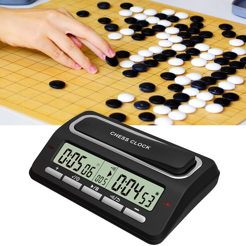 

Chess Clock Digital Timer Digital Display Profession International Chess Timer ABS Count Down Game Timer for Board Games