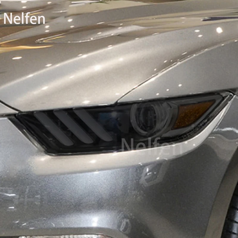 Защитная пленка для передней фары автомобиля Mustang 2015-2017 задних фар виниловая