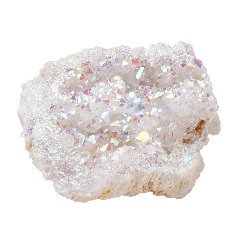 

4-6cm Natural Hollow Agate Crystal Bud Electroplating Geode Crystal Natural Rune Stone DIY Bare Stone Material Jewelry