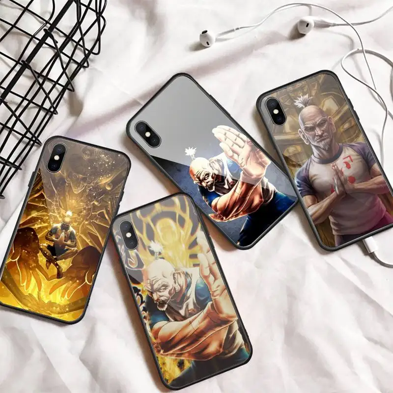

Aizakku Netero hunter x hunter Anime Phone Case Tempered glass For iphone 6 7 8 plus X XS XR 11 12 13 PRO MAX mini