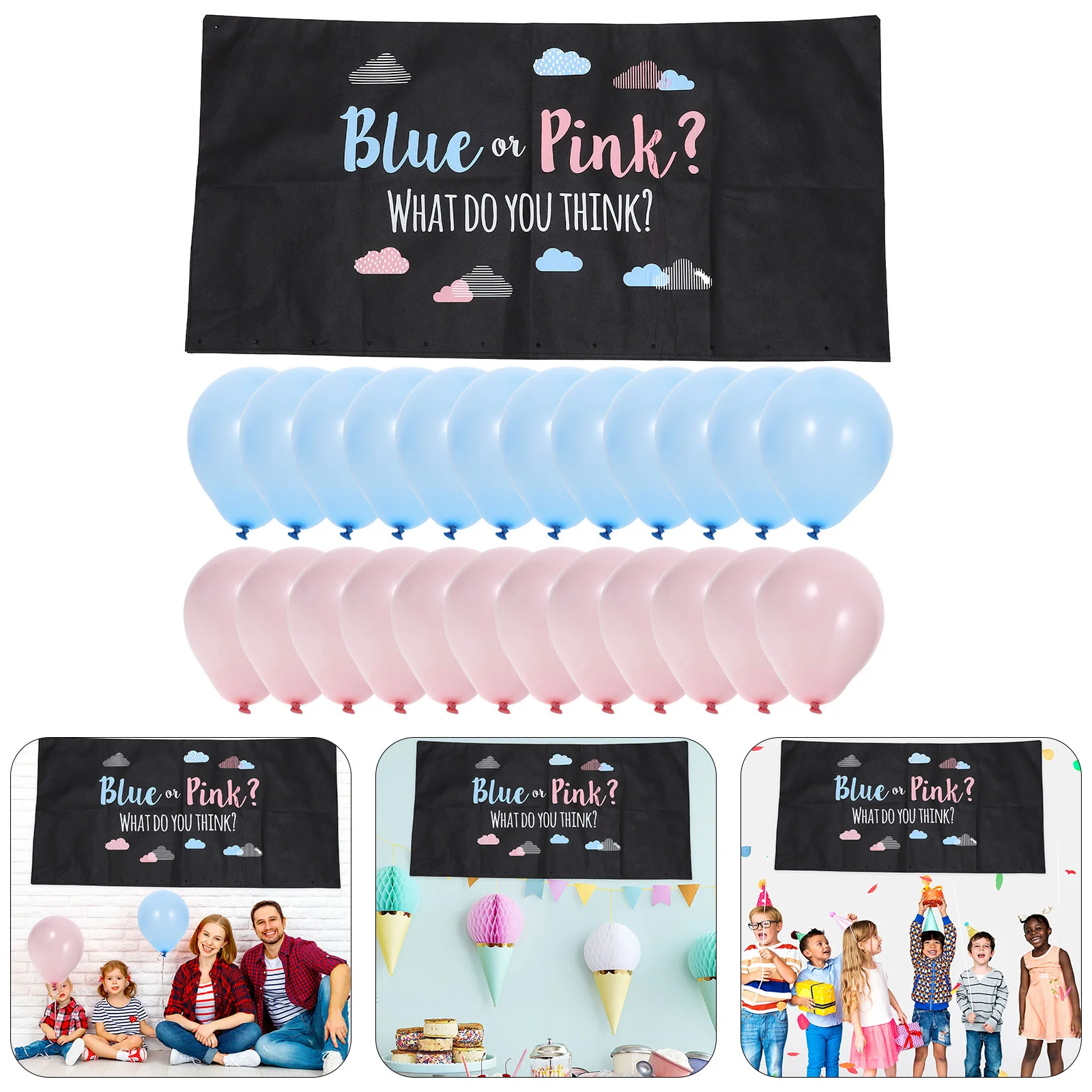 

Gender Reveal Balloon Pink Latex Balloons Party Supplies Baby Shower Decorations