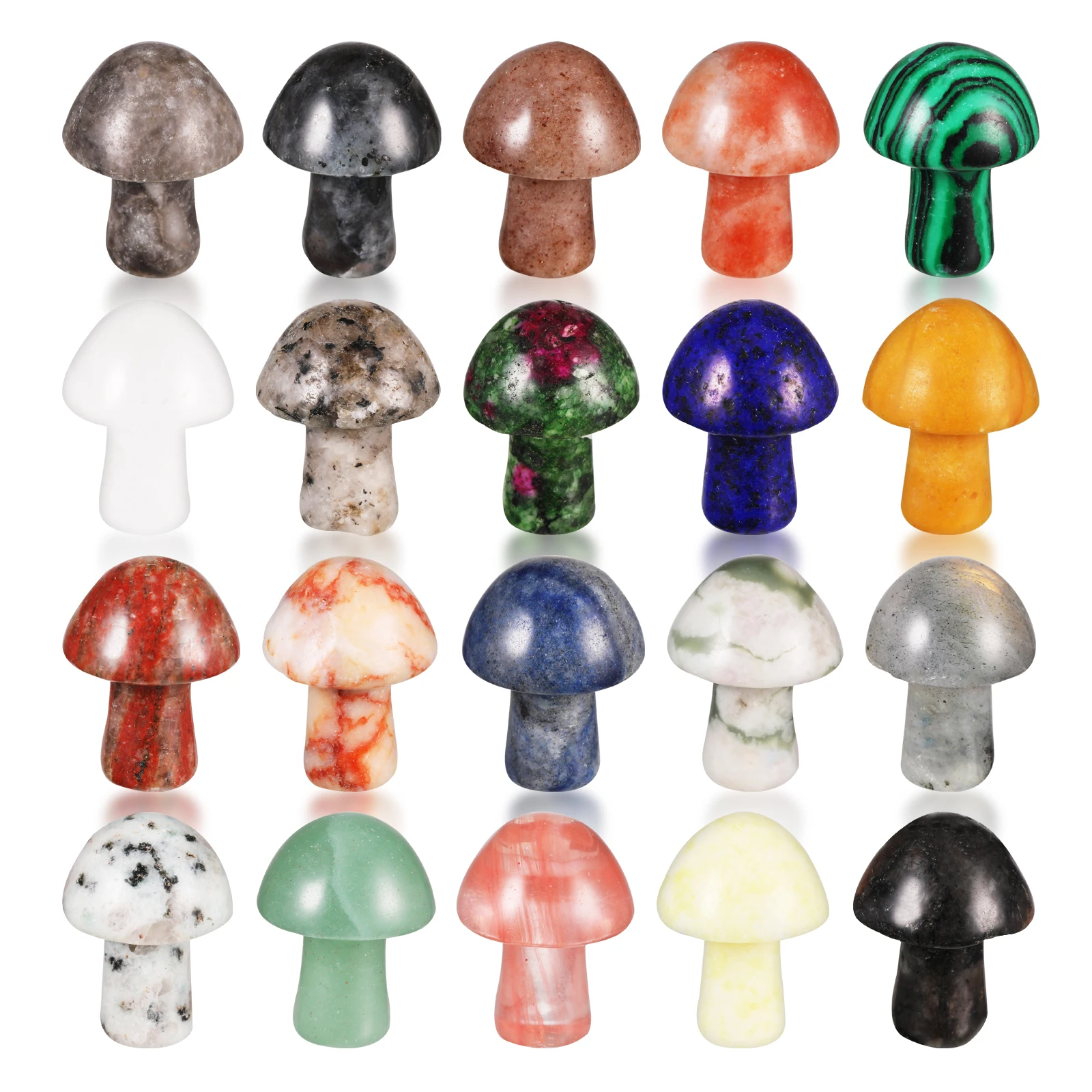 

Статуэтка гриба из полудрагоценного камня, 20 шт.