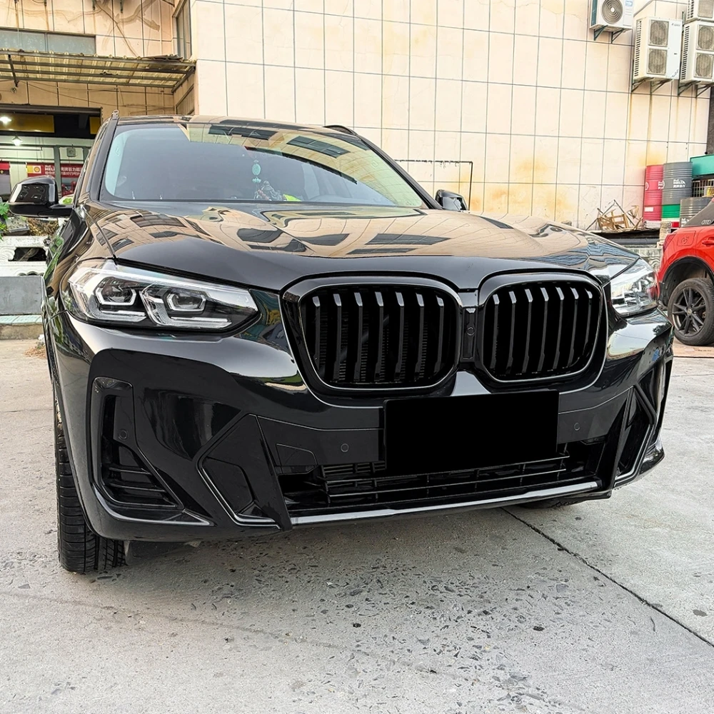 Для BMW X3 G01 X4 G02 LCI 2022 2023 2024 xDrive20i M40i: Передняя решетка радиатора (одинарнаядвойная) в стиле Racing (art.: 3920da1c5cfcc) - 3920da1c5cfcc
