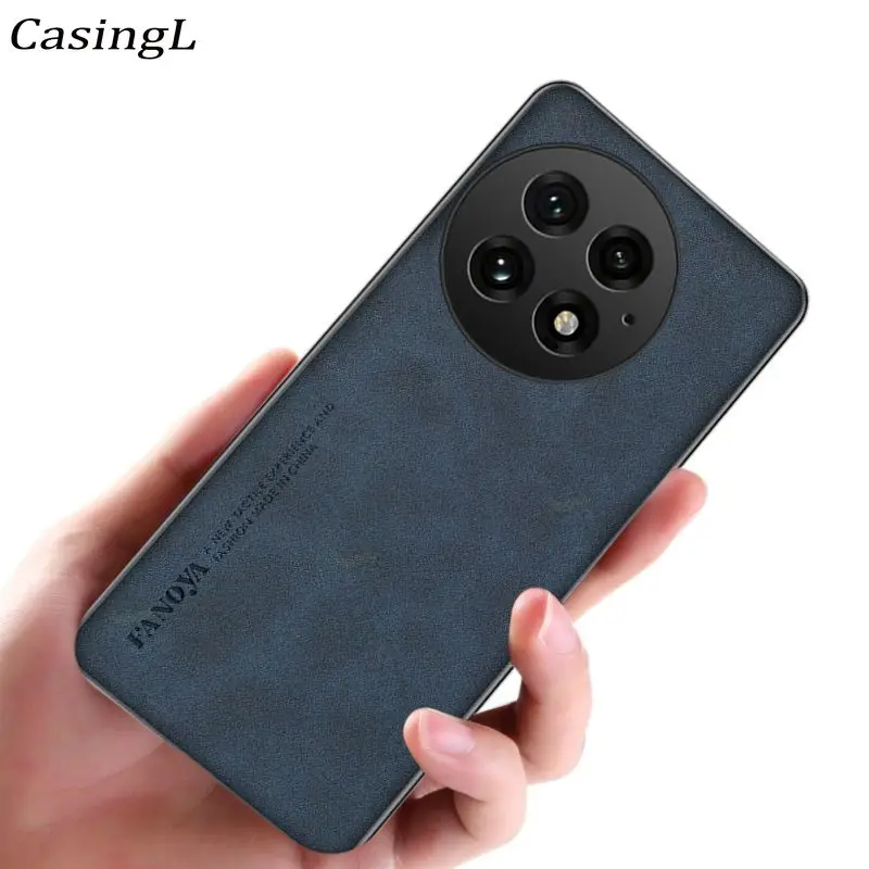 Для Oneplus 13 12 5G ace3 pro Роскошный кожаный чехол из овчины на ACE 3 Pro Мужская задняя