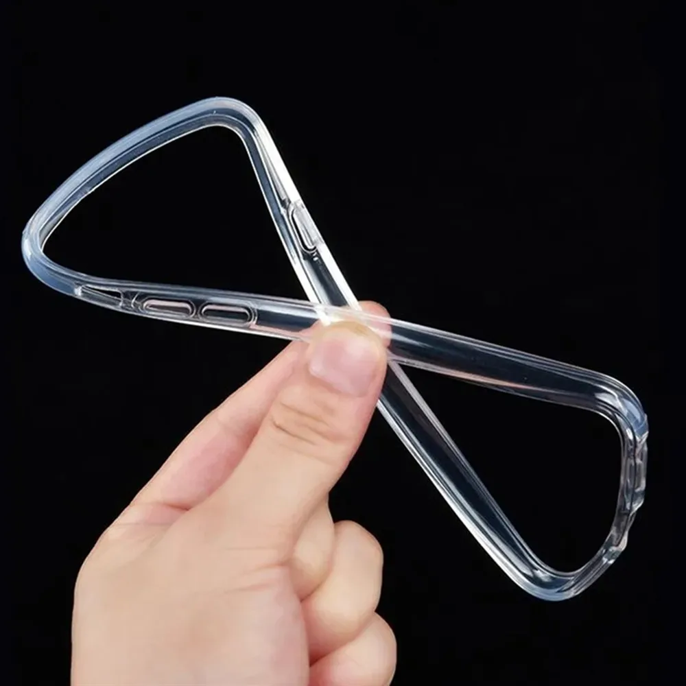 

2023 New Transparent Shockproof Soft TPU Side Phone Case For iPhone 14 Pro Max Plus 13 12 Mini 678 Bumper Frame Protective Case