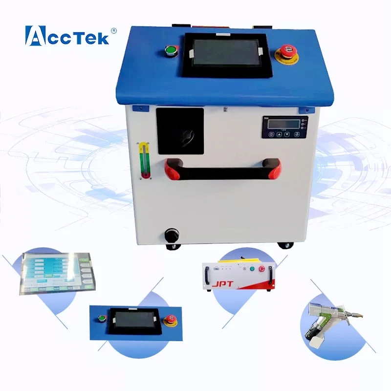 

1000w laser clean machine with 50mm/150mm scan width for oil/rust cleaner