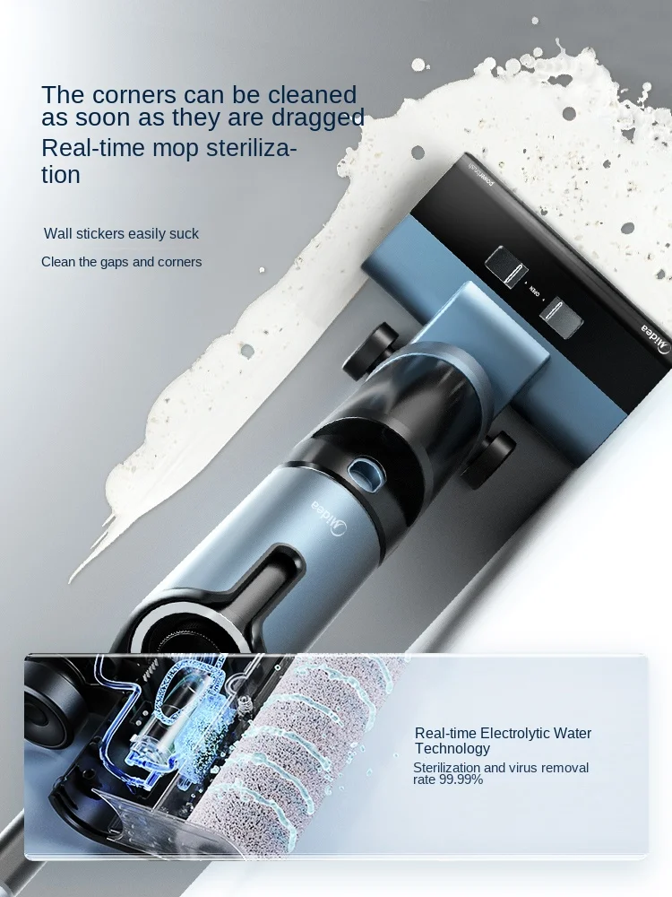 Пылесос Midea G5P со встроенным пылесосом для мытья пола