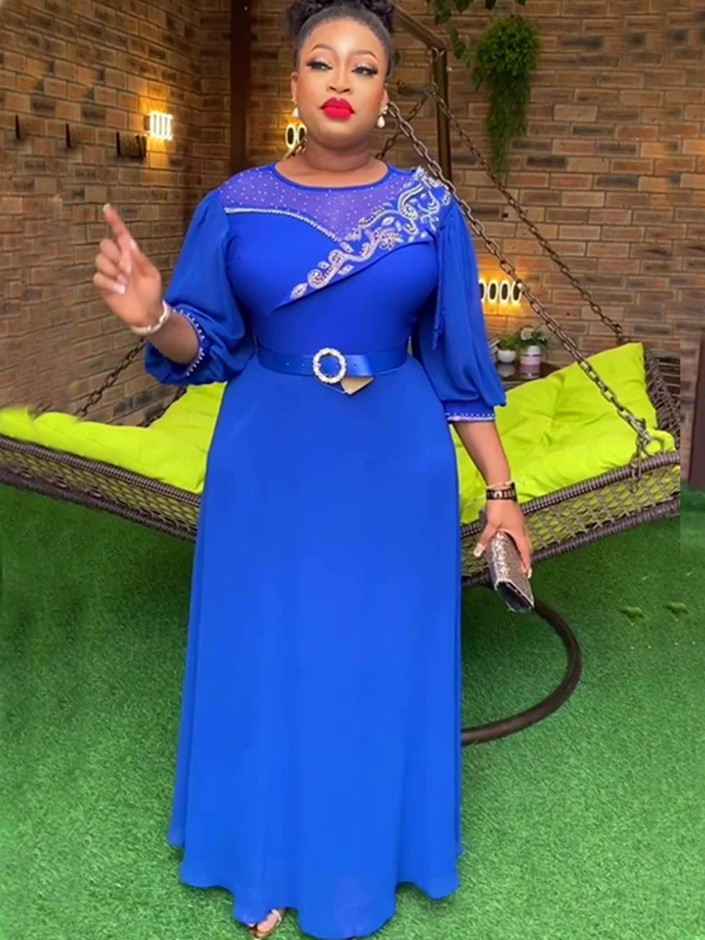 Элегантные африканские платья для женщин 2024 новая африканская одежда большие