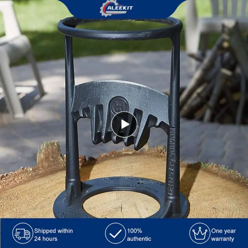 

Firewood Distributor Manual Firewood Cutting Wedge Hatchet Handmade Cast Iron Kindling Firewood Splitter Can Chop Wood Accessory