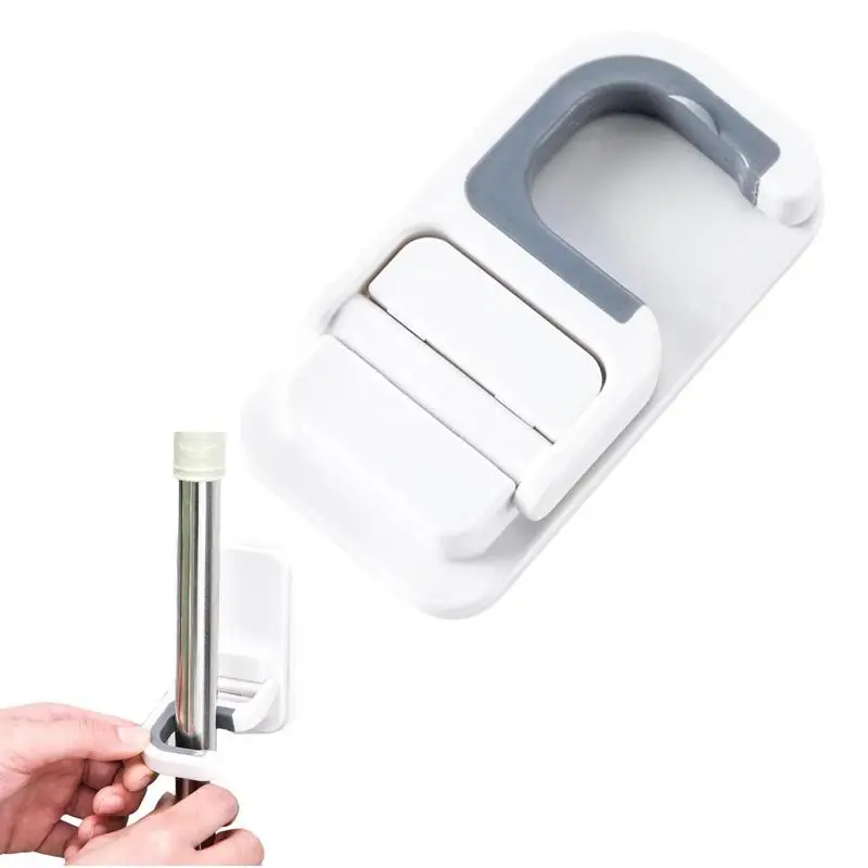 

Broom Holder Wall Mount No Drilling Broom And Mop Grippers Broom Mop Hanger Organizer Storage Tool Racks For Home Kitchen Garden
