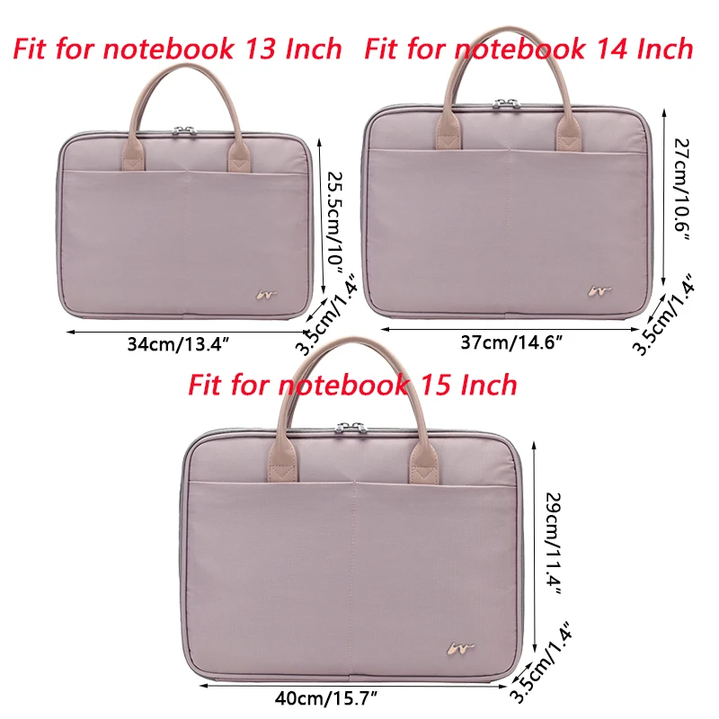 Convenient Women Laptop Briefcase Computer Bags Business Document Organizer Ipad Tote Ladies Handbag for 13 14 15 Inches Laptops
