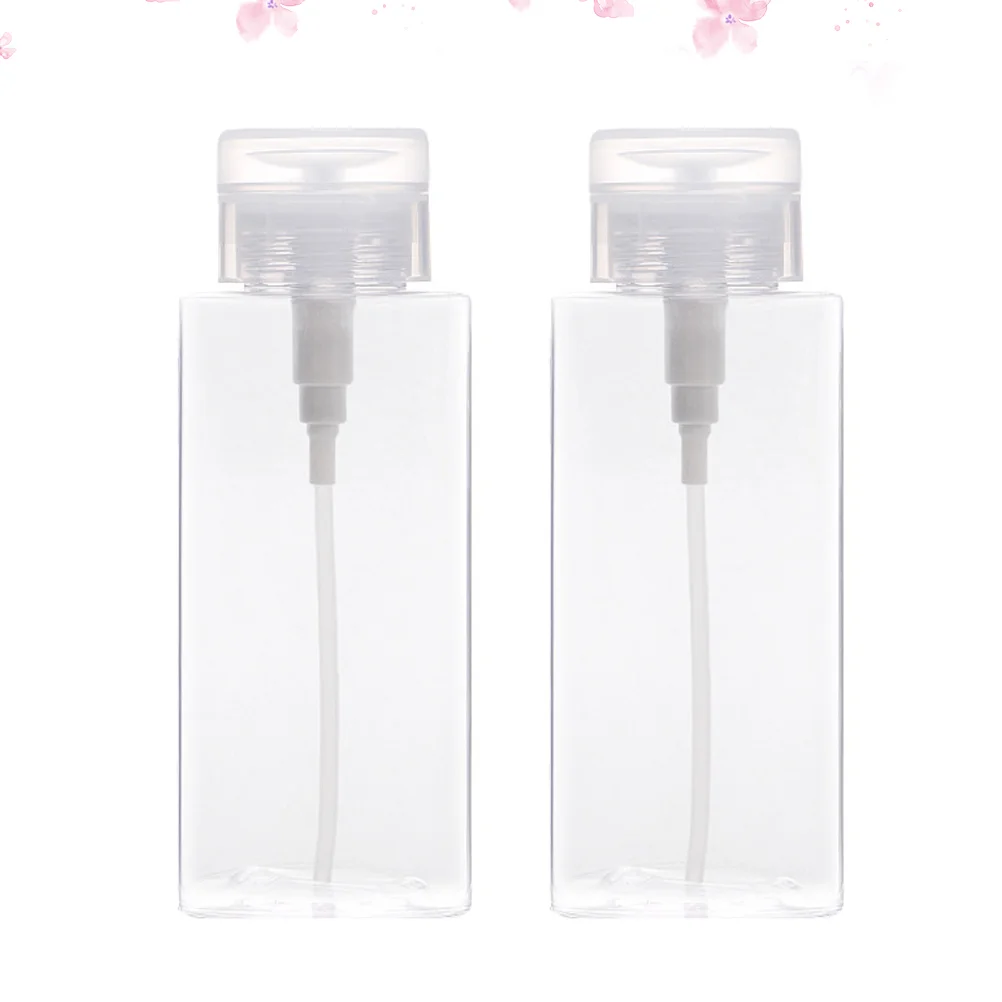 

Pump Dispenser Spray Empty Soap Liquid Refillable Lotion Travel Small Removermake Size Hand Shampoo Pumping Down Push