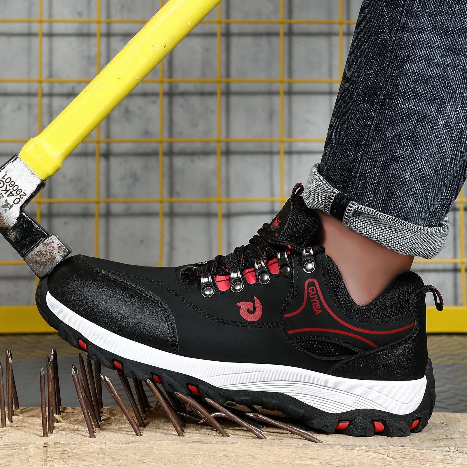 Противоударная обувь для мужчин профессиональная рабочая