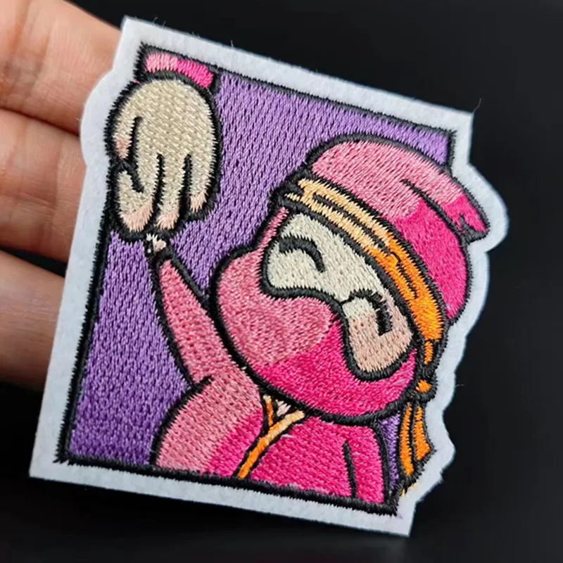 

Embroidery Cartoon Patch Ninja Children Iron on Patch for clothing accessories Cute Style Pattern Logo Strange things Diy Gifts