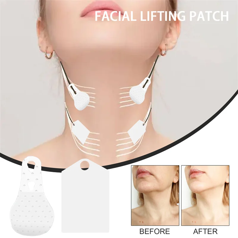 

1/3/5/10Pcs Invisible Thin Face Stickers V-Shape Face Facial Line Wrinkle Sagging SkinFace Lift Up Fast Chin Adhesive Tape