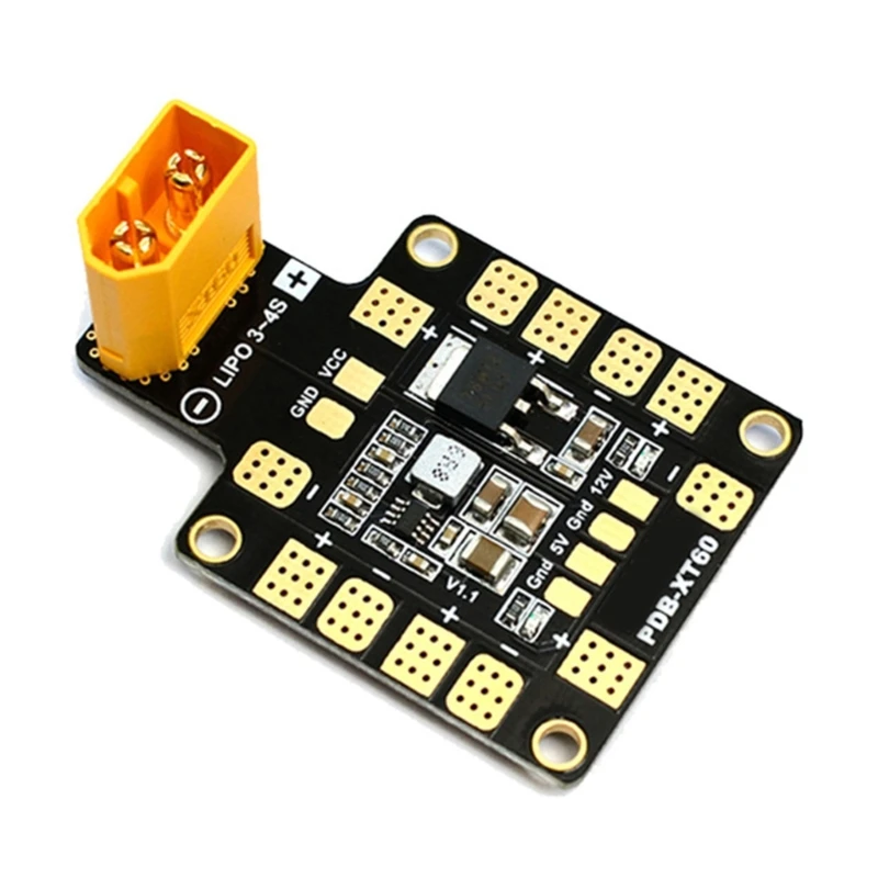 

Matek Systems PDB XT60 Distribution Board w/ BEC 5V & 12V 2oz For RC Helicopter