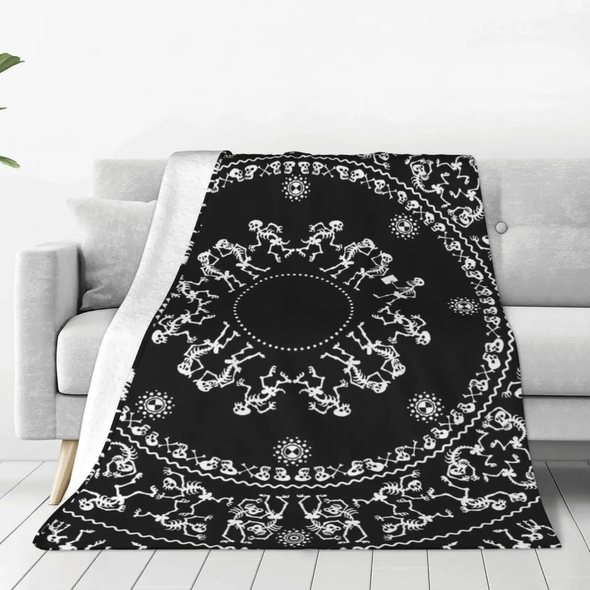 S Sofa Cover Fleece Spring Autumn Mysterious Ultra-soft Throw Blankets For Bedding Couch Bedspread
